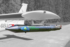 JUNO Airborne Cloud Seeding Generator mounted on aircraft